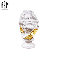 Tượng Zeus Premium Dát Vàng 24K H32-CẬU HAI HOME DECOR