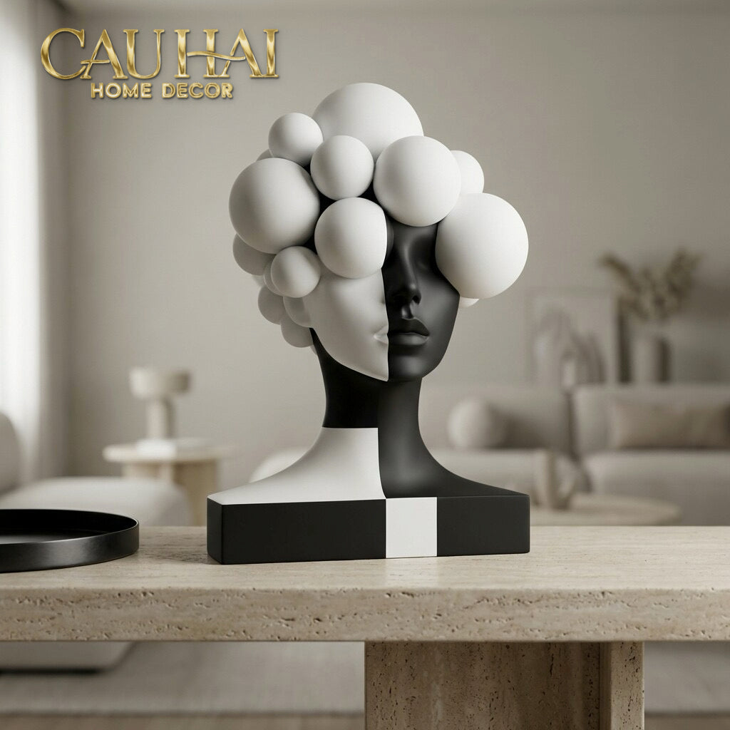 Tượng Quý Cô Dualité Sphère Miroir