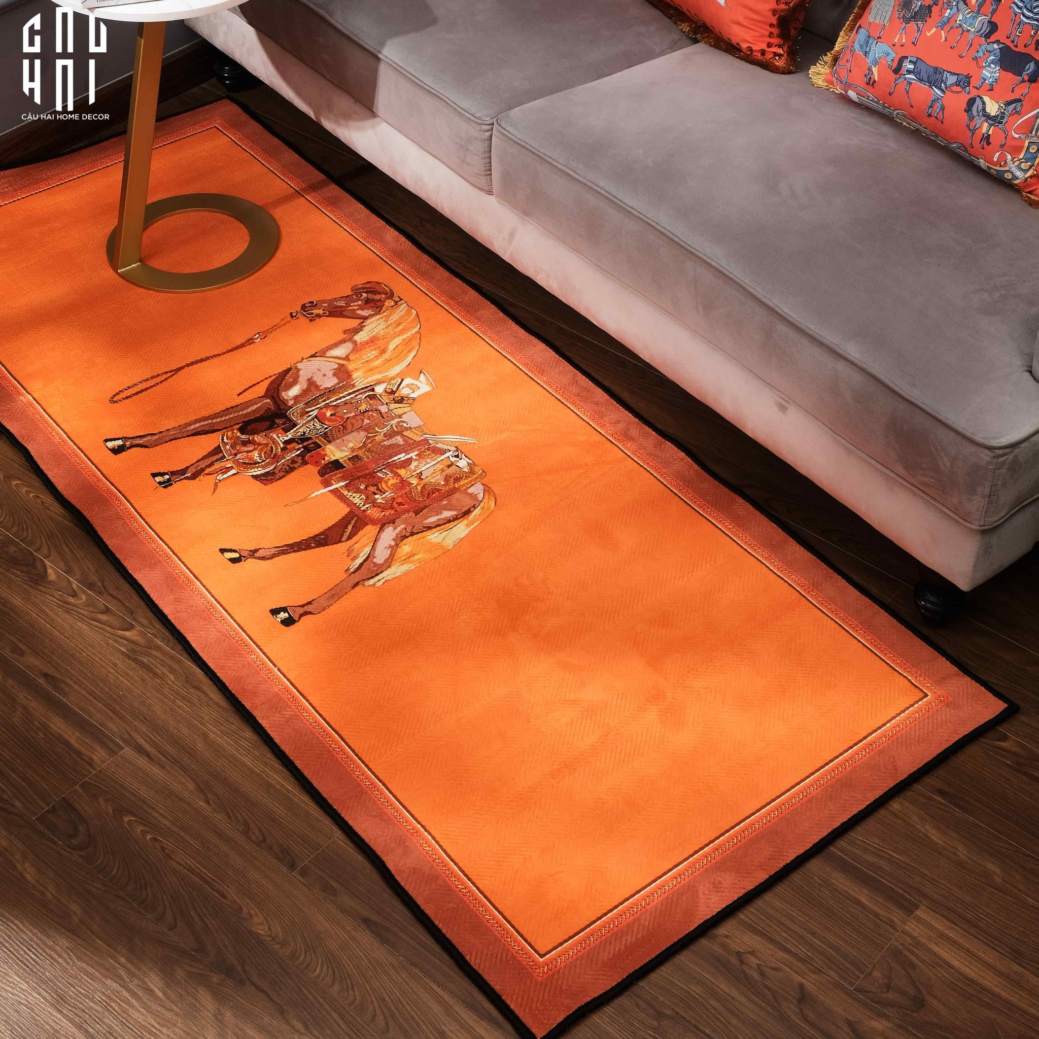 VELVET BEDDING RUG LE CHEVAL 2M-CẬU HAI HOME DECOR