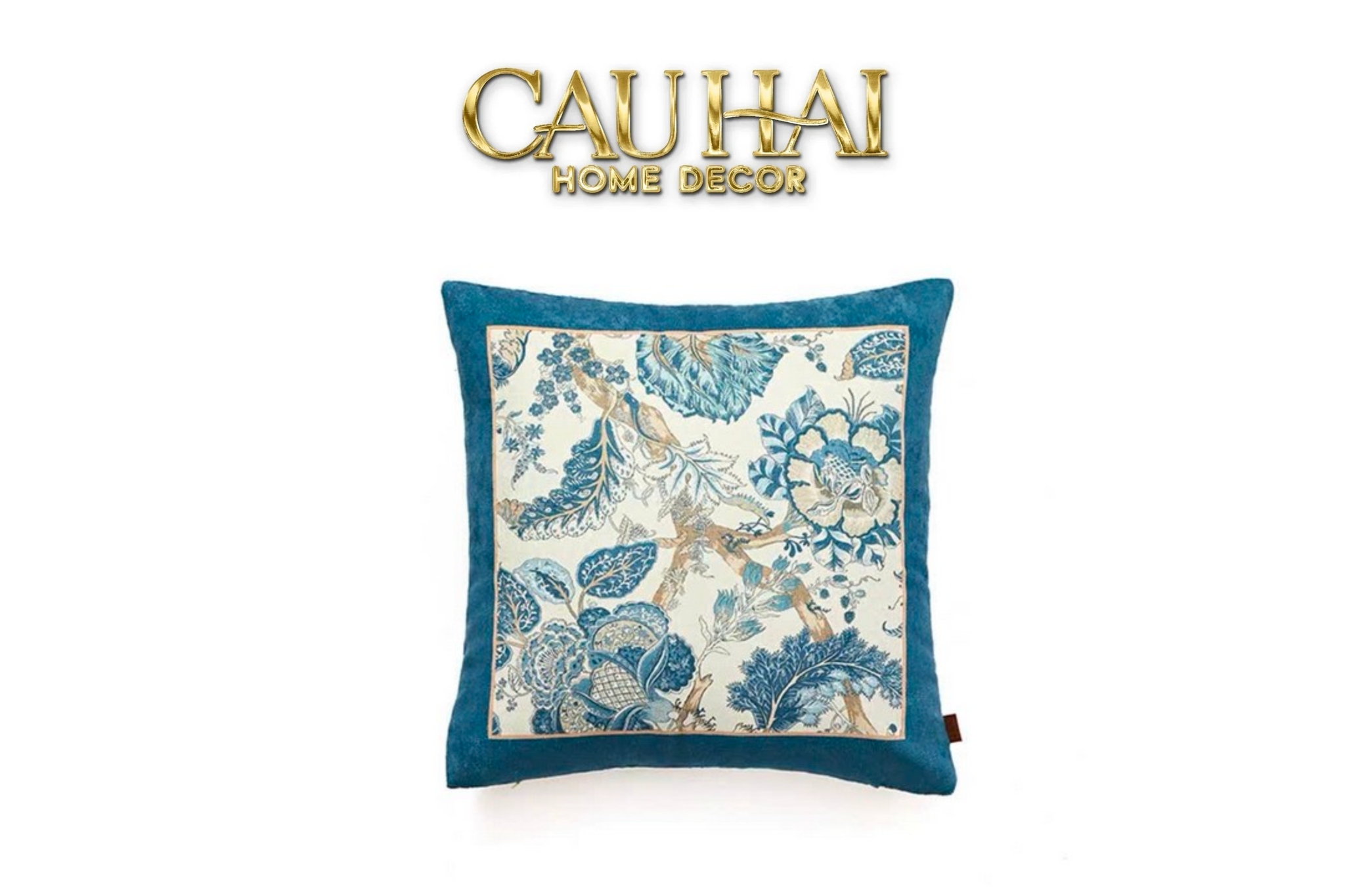 Vỏ gối Elysian Bleu De Jaipur-VỎ GỐI SOFA-CẬU HAI HOME DECOR