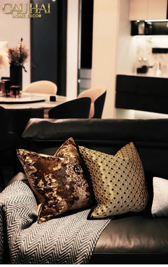 Vỏ Gối Jacquard D’Or Lattice 50-CẬU HAI HOME DECOR