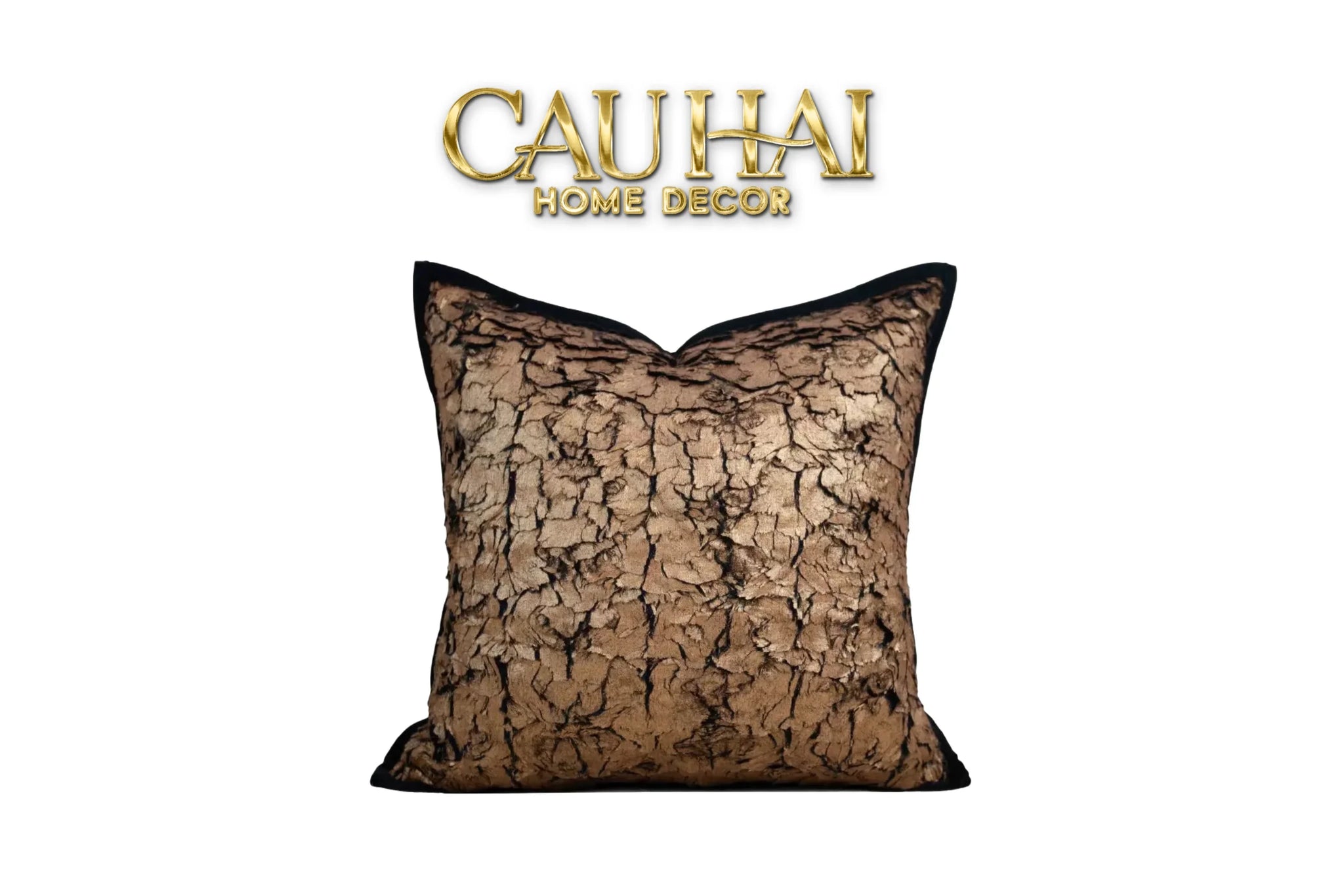 Vỏ Gối Jacquard Galliano D’Or Bronze 45-CẬU HAI HOME DECOR