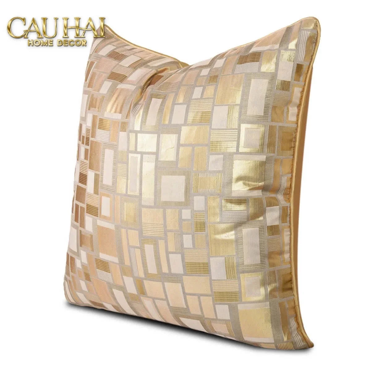 Vỏ Gối Lụa Jacquard Aurea Mosaic 50-CẬU HAI HOME DECOR