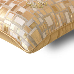 Vỏ Gối Lụa Jacquard Aurea Mosaic 50-CẬU HAI HOME DECOR