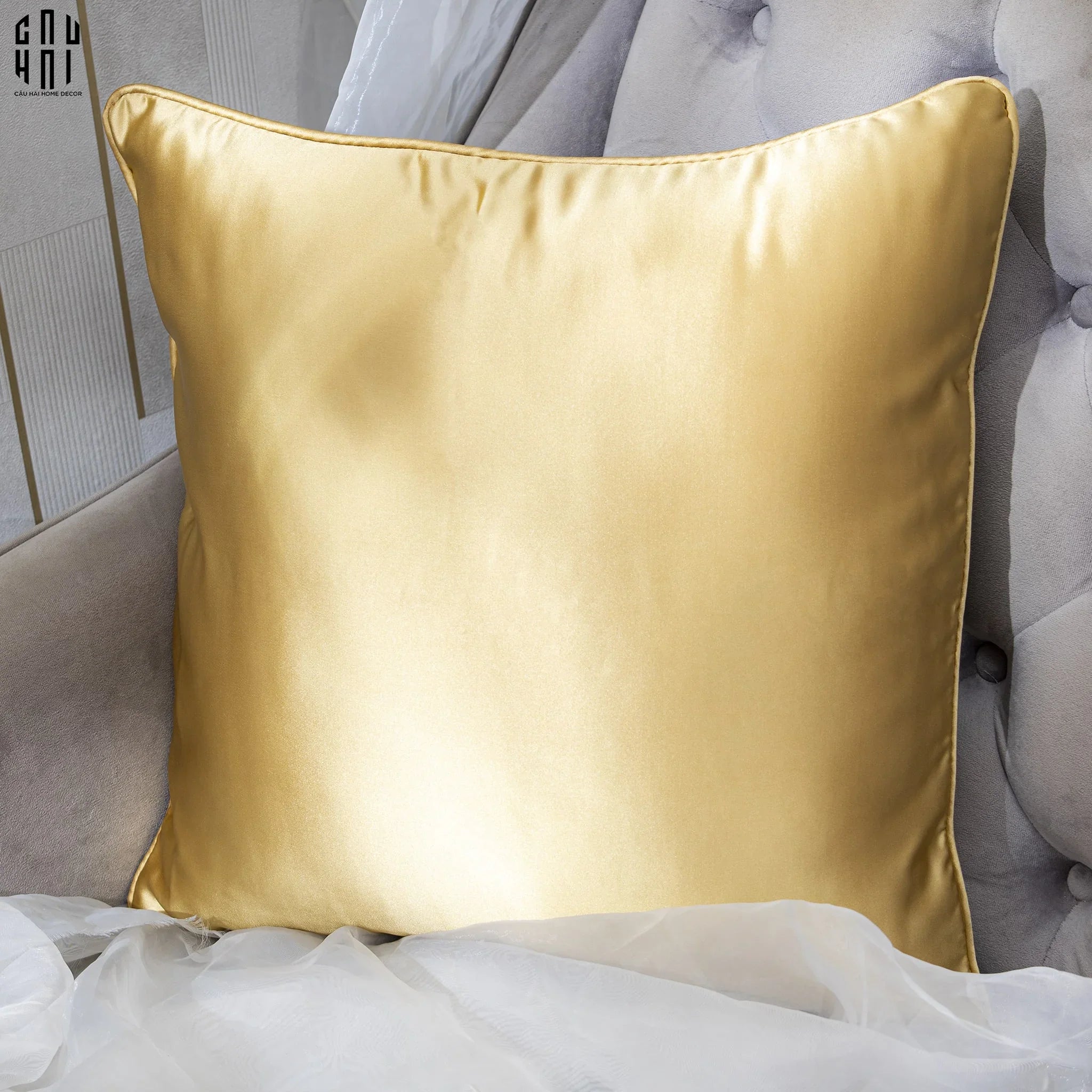 Vỏ Gối Lụa Jacquard Avalon Elite 45-CẬU HAI HOME DECOR
