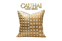 Vỏ Gối Lụa Jacquard Fence 50-CẬU HAI HOME DECOR