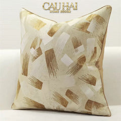 Vỏ Gối Lụa Jacquard Lumière Abstract 50-CẬU HAI HOME DECOR
