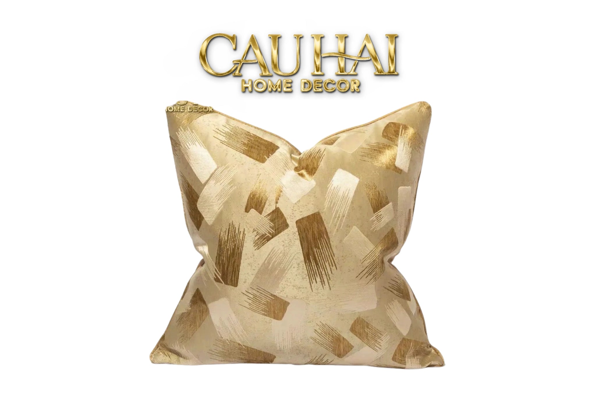 Vỏ Gối Lụa Jacquard Lumière Abstract 50-CẬU HAI HOME DECOR