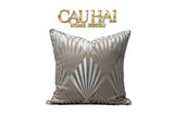 Vỏ Gối Lụa Jacquard Sterling Sunburst 45-VỎ GỐI-CẬU HAI HOME DECOR