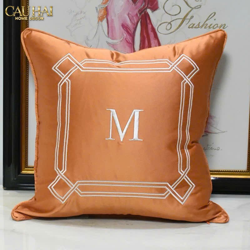 VỎ GỐI LỤA SATIN MILLE SIENNA 50-CẬU HAI HOME DECOR