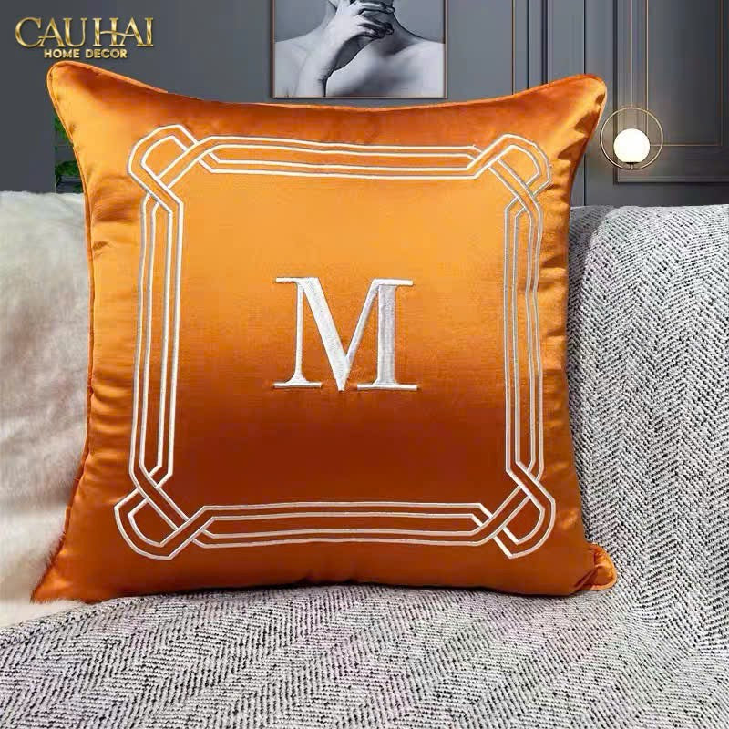 VỎ GỐI LỤA SATIN MILLE SIENNA 50-CẬU HAI HOME DECOR