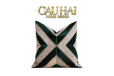 HOME COUTURE - VỎ GỐI NHUNG CHEVRON PATCHWORK 45-CẬU HAI HOME DECOR