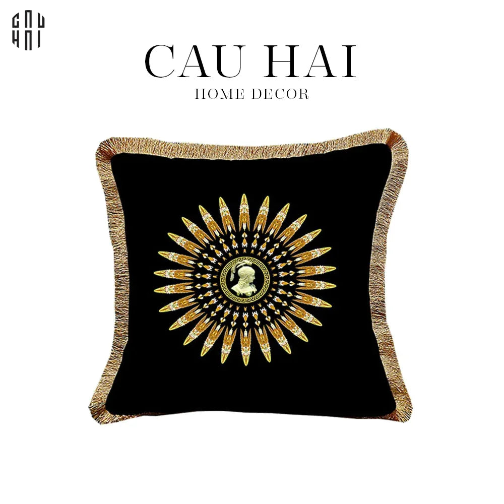 VỎ GỐI NHUNG ATHENA 45.-CẬU HAI HOME DECOR