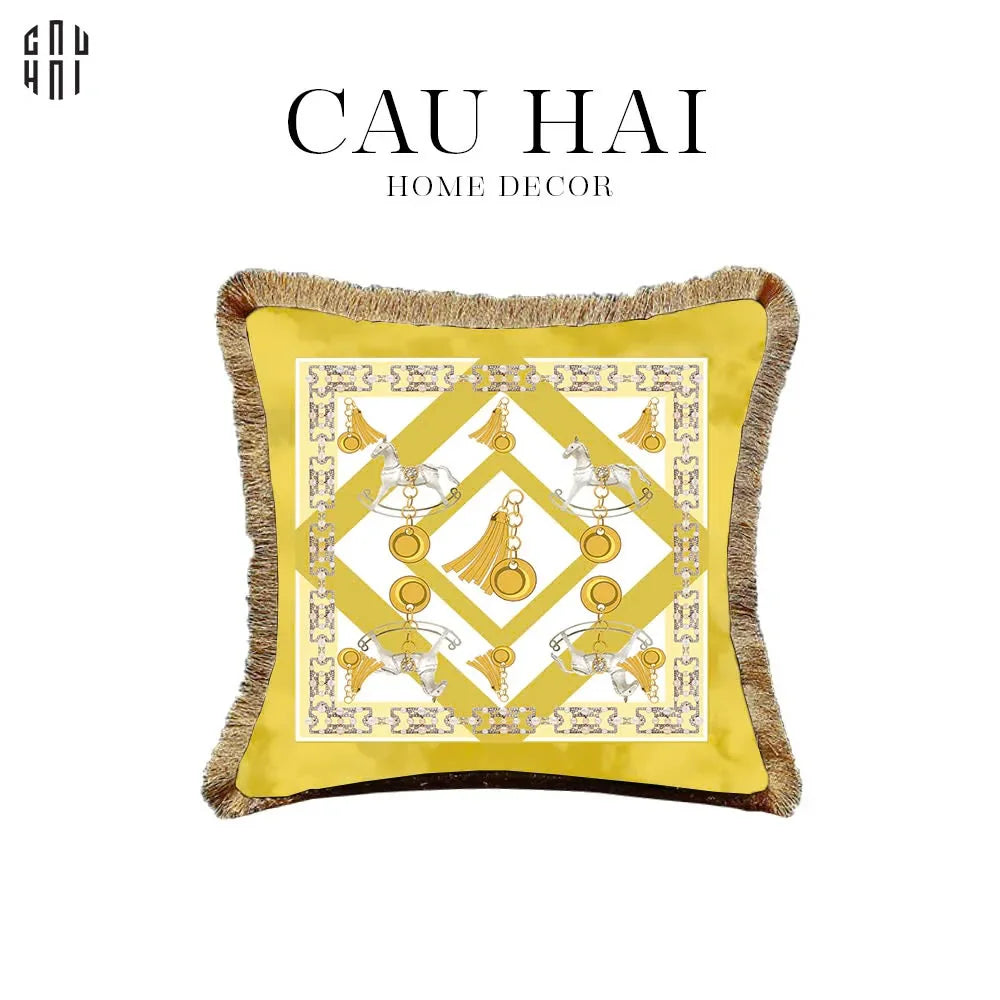 Vỏ Gối Nhung Cao Cấp Bride De Luxe 45.-CẬU HAI HOME DECOR