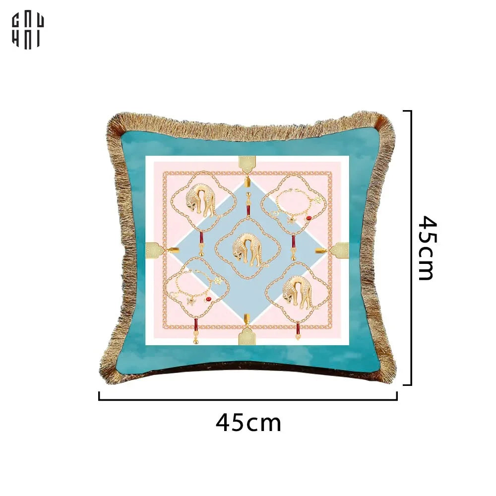 VỎ GỐI NHUNG CAO CẤP MIKA 45.-CẬU HAI HOME DECOR