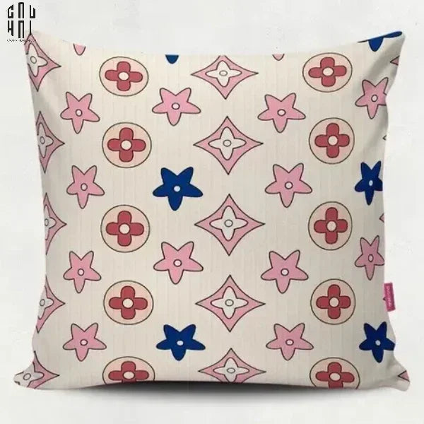 VỎ GỐI NHUNG LOUIS MONOGRAM INFINITY 45.-CẬU HAI HOME DECOR