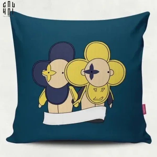 VỎ GỐI NHUNG LOUIS VIVIENNE 45.-CẬU HAI HOME DECOR