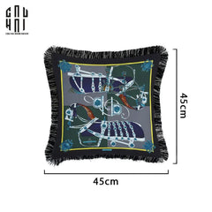 Vỏ Gối Nhung Phantom Cavalier 45.-CẬU HAI HOME DECOR