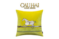 Vỏ Gối Nhung Thêu Cheval Blanc Serendipity 45-CẬU HAI HOME DECOR