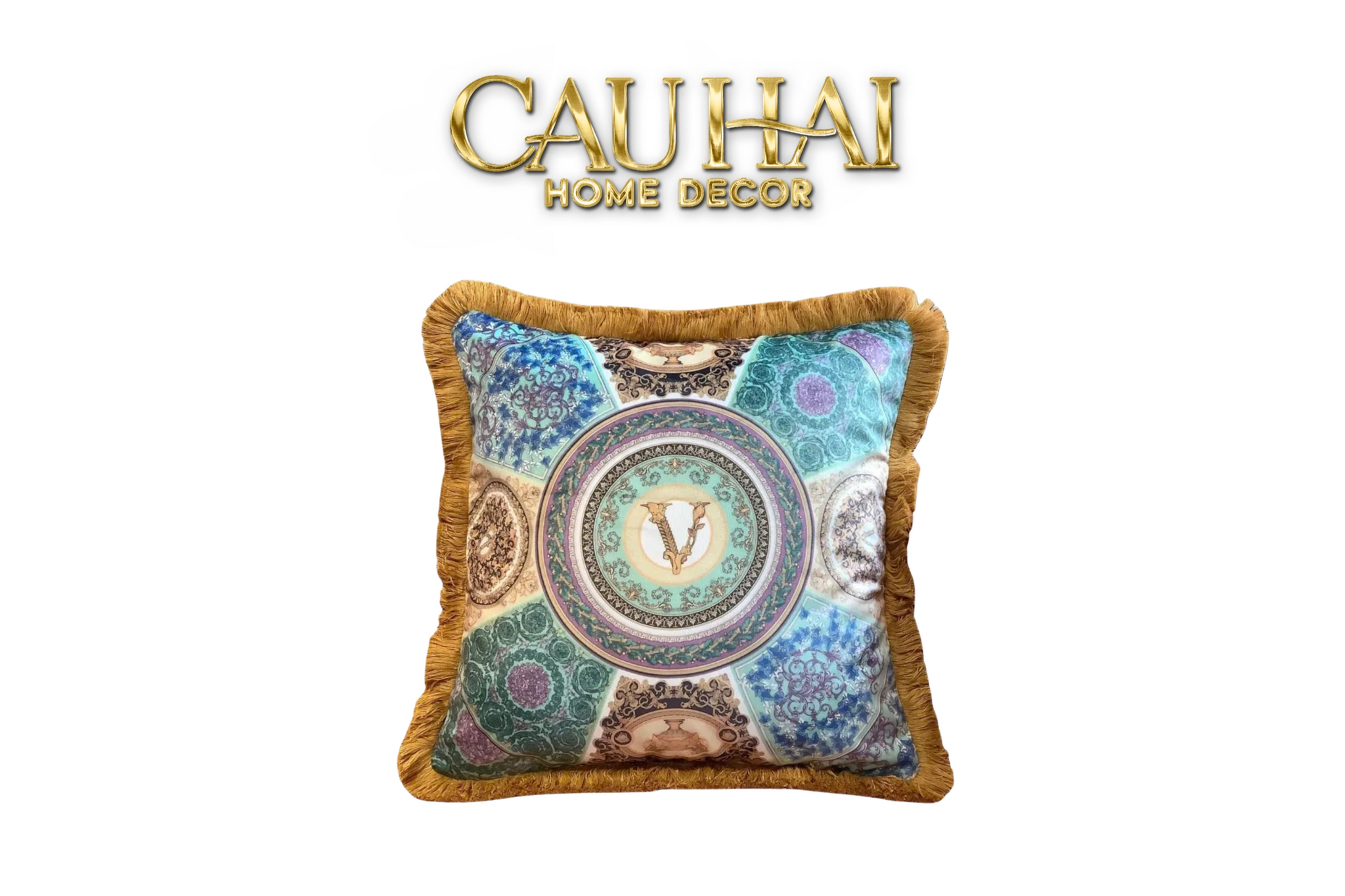 VỎ GỐI NHUNG VS VIRTUS MULTICOLOR FW25-CẬU HAI HOME DECOR