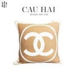 VỎ GỐI TWEED COCO 45. - BEIGE-CẬU HAI HOME DECOR