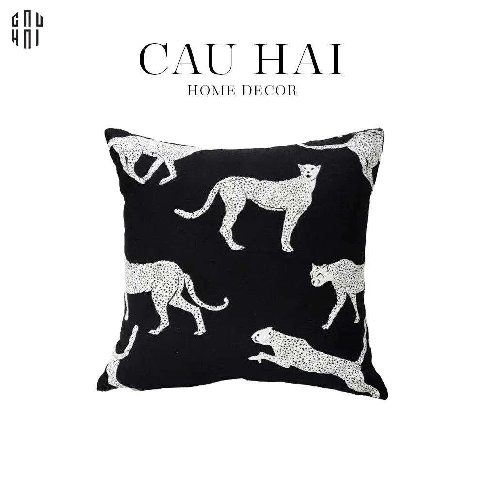 VỎ GỐI SOFA SỢI VẢI CANVAS HOWARD 45.-CẬU HAI HOME DECOR