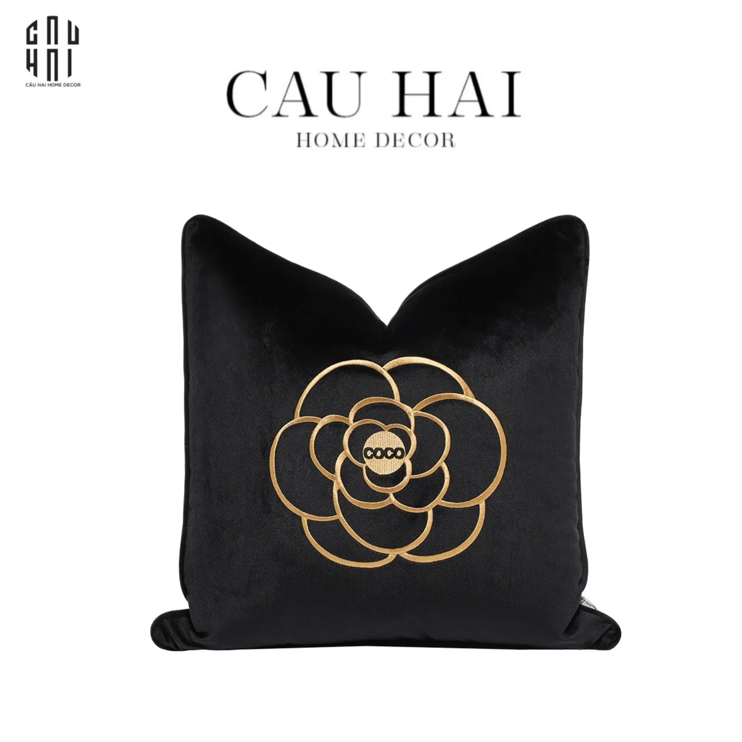 Vỏ Gối Velvet 45 - Savoir Elegance-CẬU HAI HOME DECOR