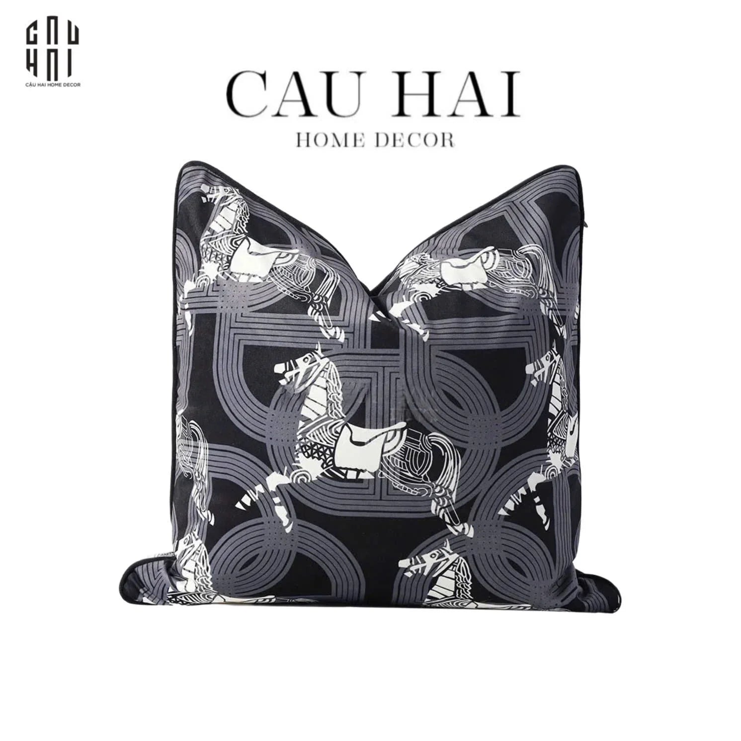 Vỏ Gối Wabi Sabi Savoir Stallion Spirit 45-CẬU HAI HOME DECOR