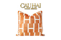 Vỏ Gối Wabi Sabi Signature H Class - Orange H 45-CẬU HAI HOME DECOR
