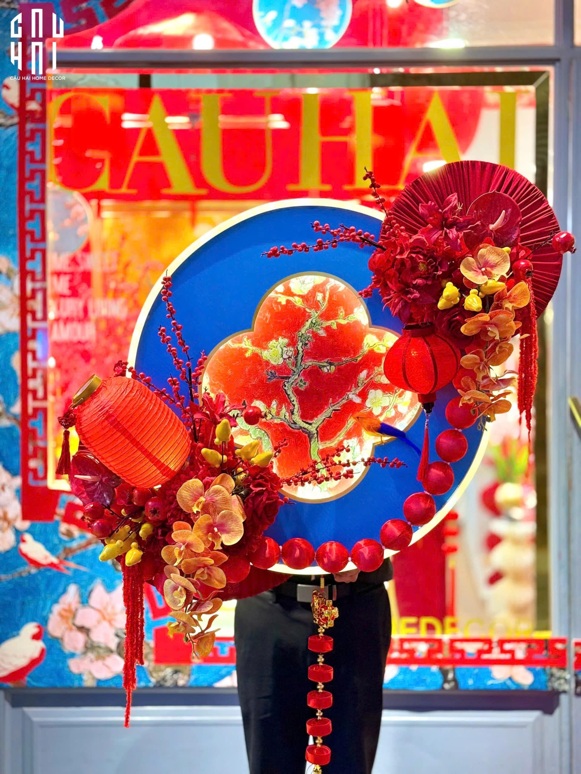 Vòng Hoa Tết 2025 - Tăng Phú Quý - CẬU HAI HOME DECOR