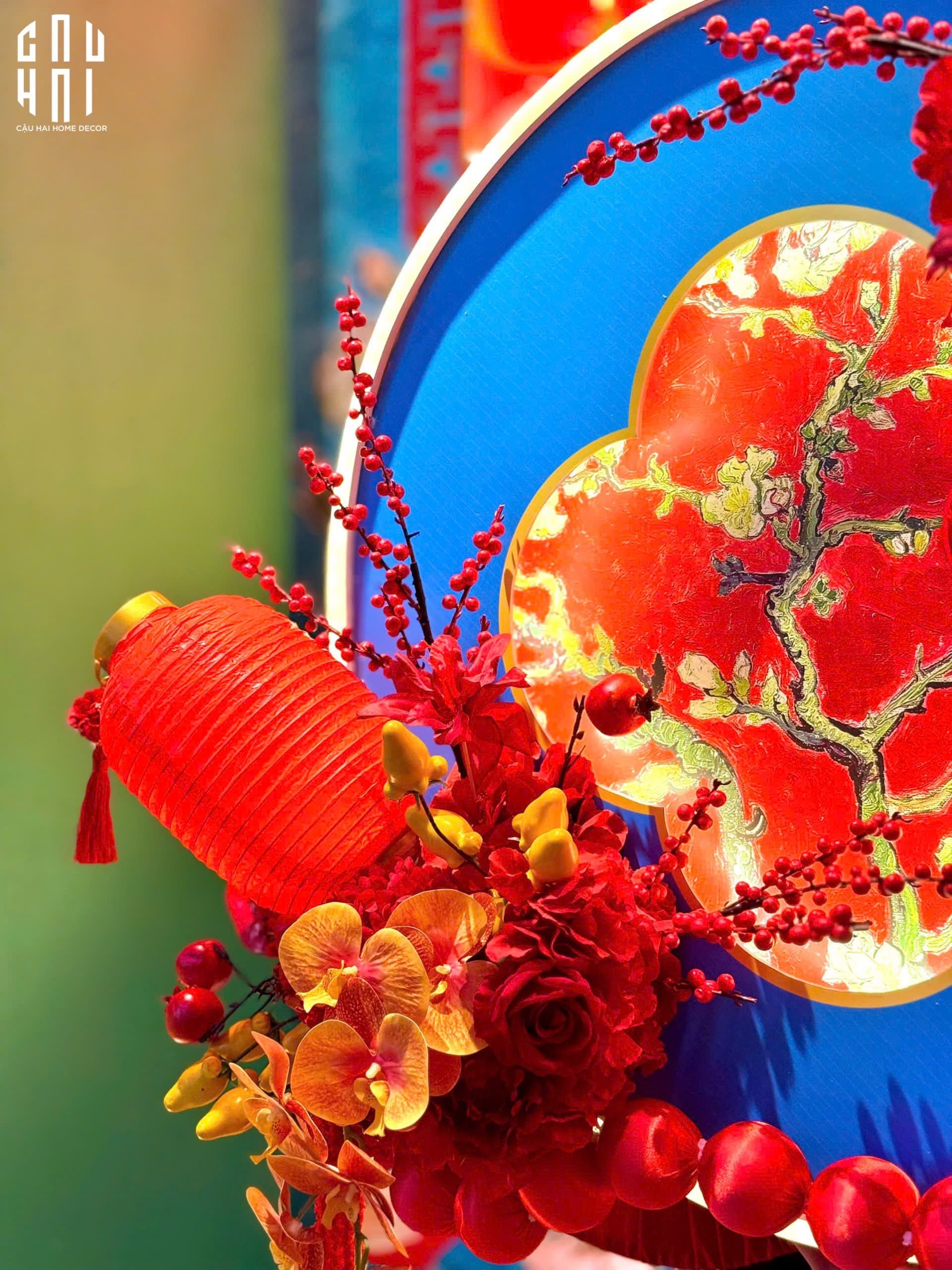 Vòng Hoa Tết 2025 - Tăng Phú Quý - CẬU HAI HOME DECOR
