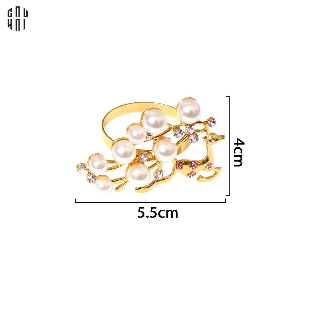 VÒNG KHĂN ĂN - NAPKIN RING ALLEY PEARLS-CẬU HAI HOME DECOR