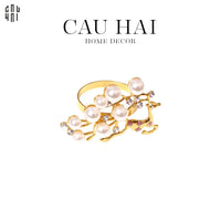 Vòng Khăn Ăn - Napkin Ring Alley Pearls-CẬU HAI HOME DECOR