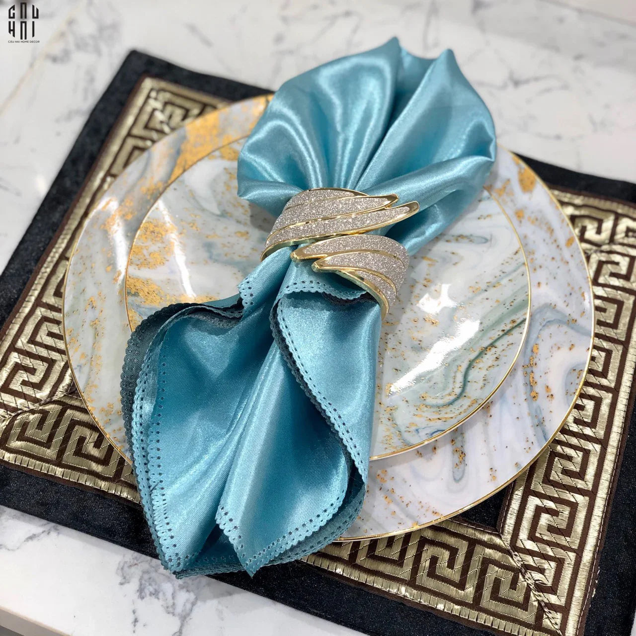 VÒNG KHĂN ĂN - NAPKIN RING ANGEL WINGS-CẬU HAI HOME DECOR
