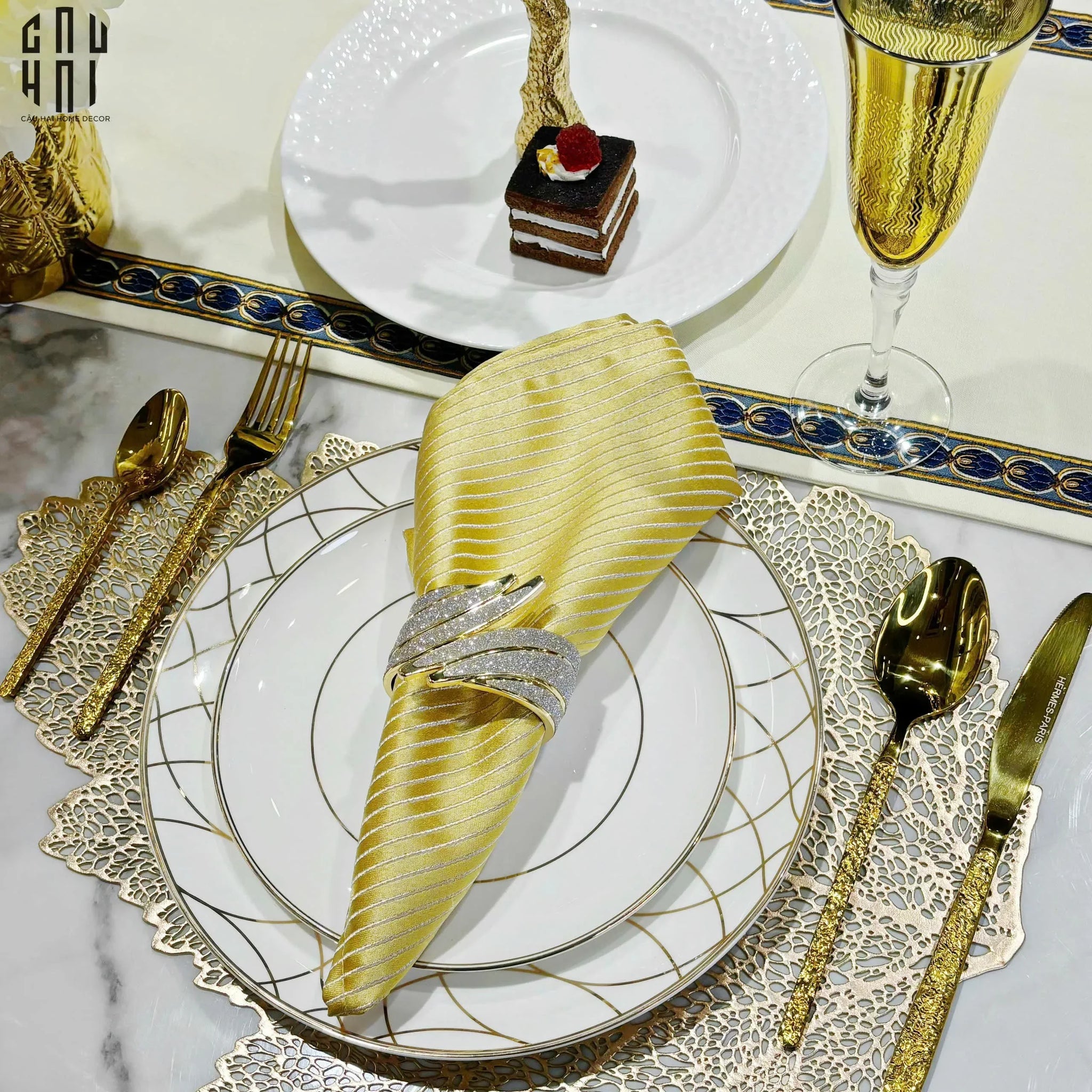 VÒNG KHĂN ĂN - NAPKIN RING ANGEL WINGS-CẬU HAI HOME DECOR