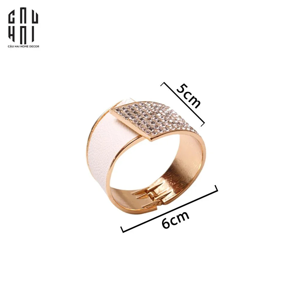 VÒNG KHĂN ĂN - NAPKIN RING DIAMOND-CẬU HAI HOME DECOR