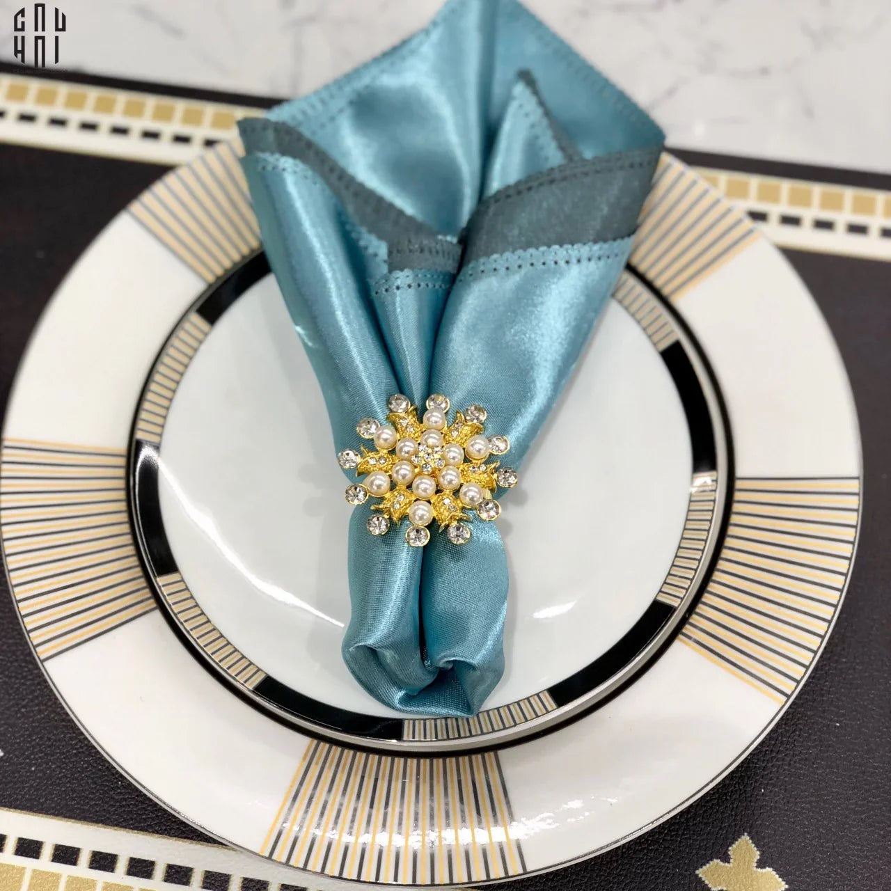 VÒNG KHĂN ĂN - NAPKIN RING GOLDEN DYNASTY-CẬU HAI HOME DECOR