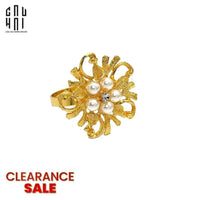 Vòng Khăn Ăn - Napkin Ring Golden Pearl-CẬU HAI HOME DECOR