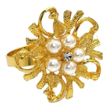 Vòng Khăn Ăn - Napkin Ring Golden Pearl