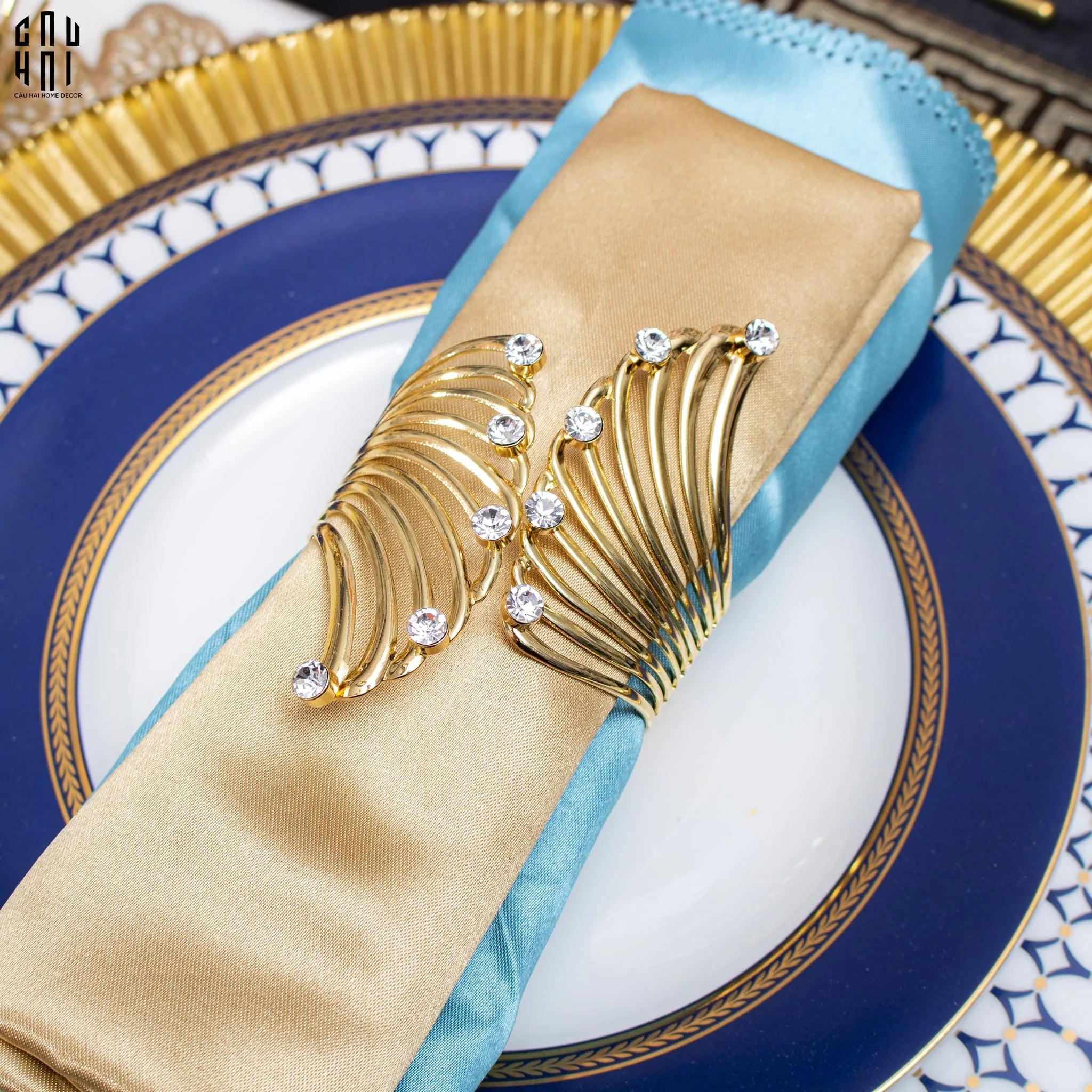 VÒNG KHĂN ĂN - NAPKIN RING JESSICA-CẬU HAI HOME DECOR