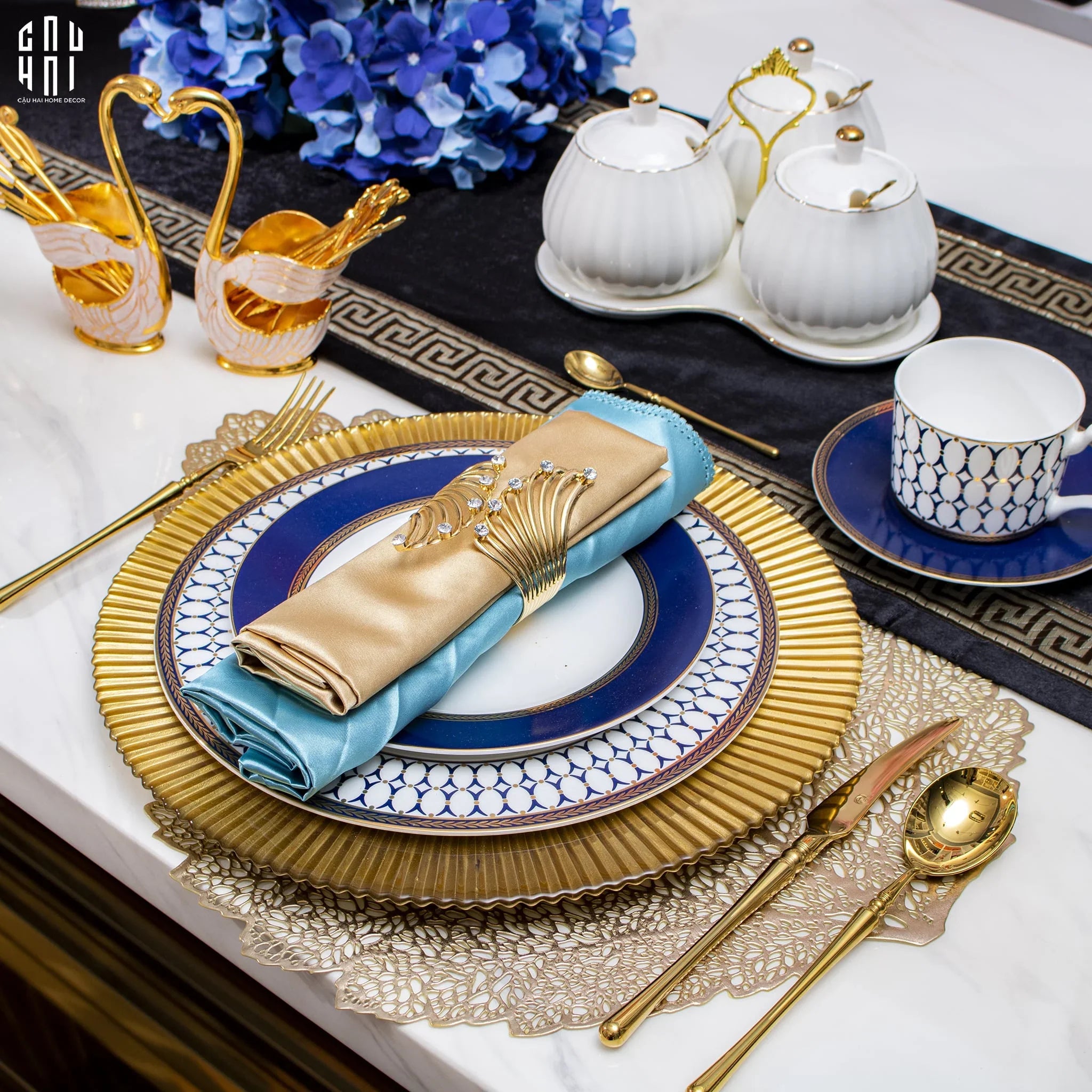 VÒNG KHĂN ĂN - NAPKIN RING JESSICA-CẬU HAI HOME DECOR