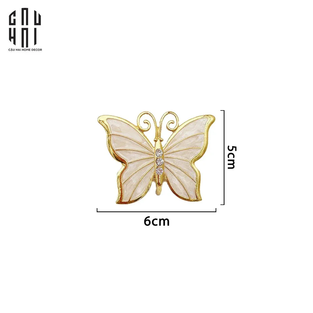 Vòng Khăn Ăn - Napkin Ring New Golden Butterfly-CẬU HAI HOME DECOR