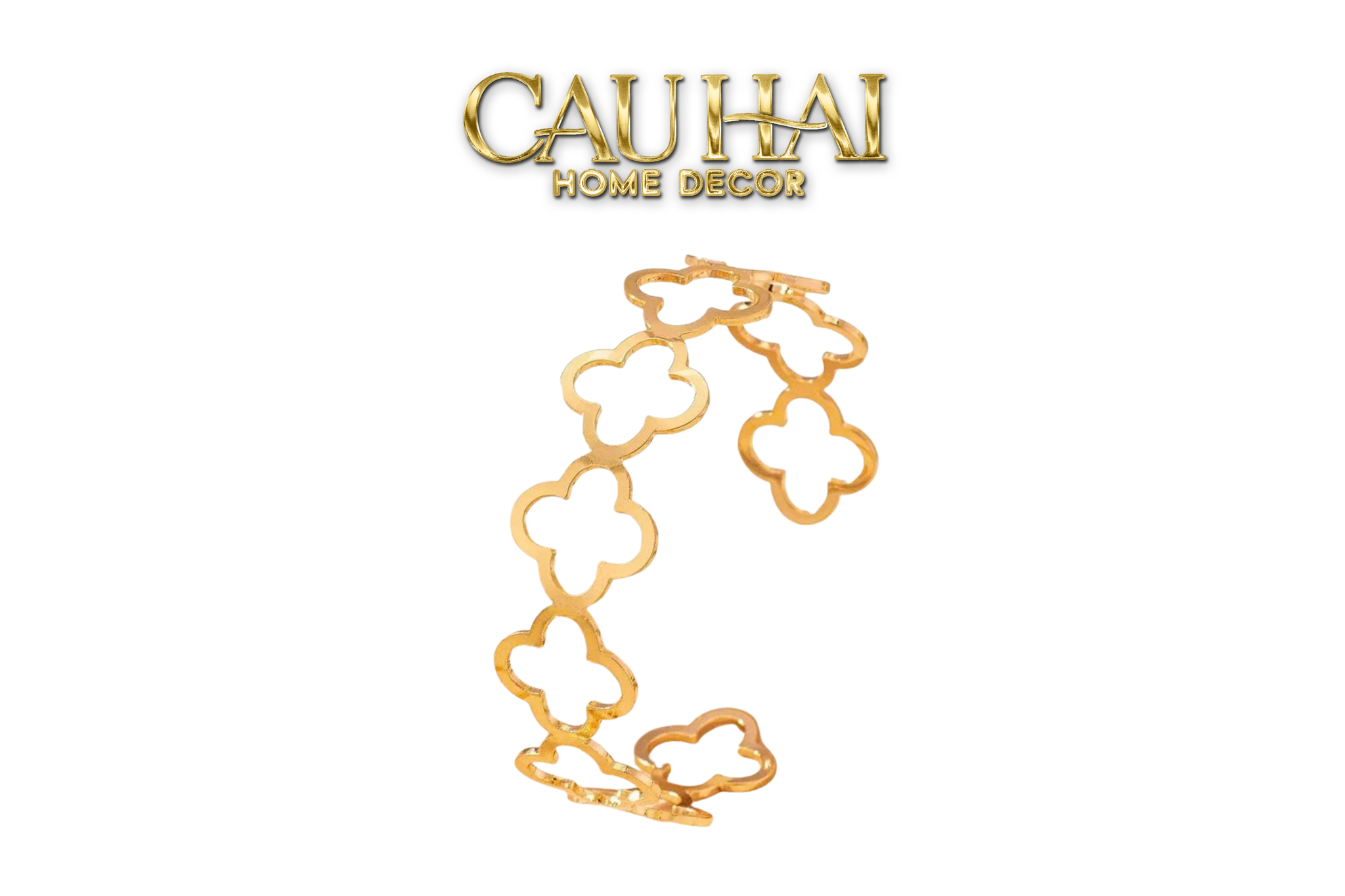 Vòng Khăn Ăn - Napkin Ring Quatrefoil - CẬU HAI HOME DECOR