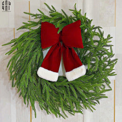 Vòng Treo Giáng Sinh Green Pine Branch 50Cm-CẬU HAI HOME DECOR