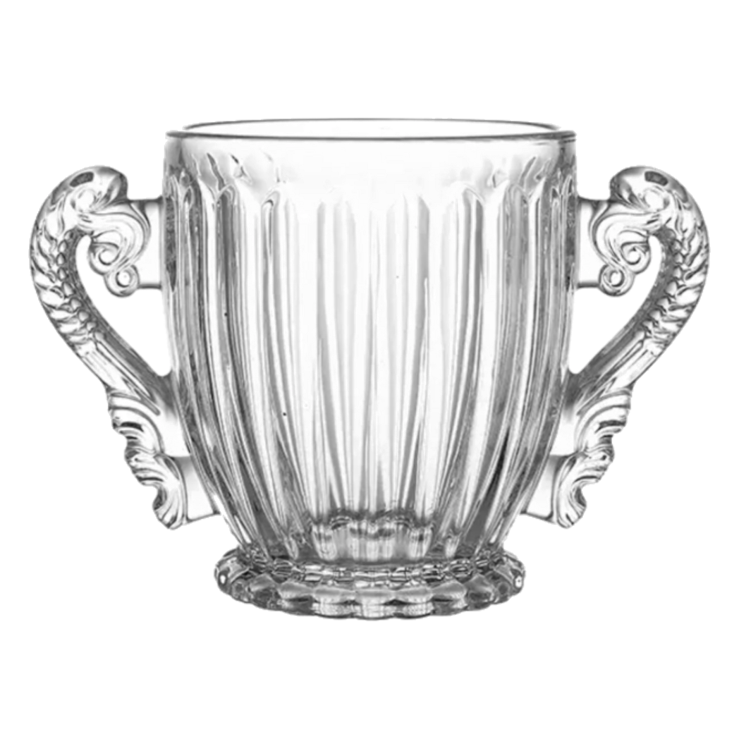 Xô Đá Thuỷ Tinh Trophy Goblet Clear-XÔ ĐÁ-CẬU HAI HOME DECOR