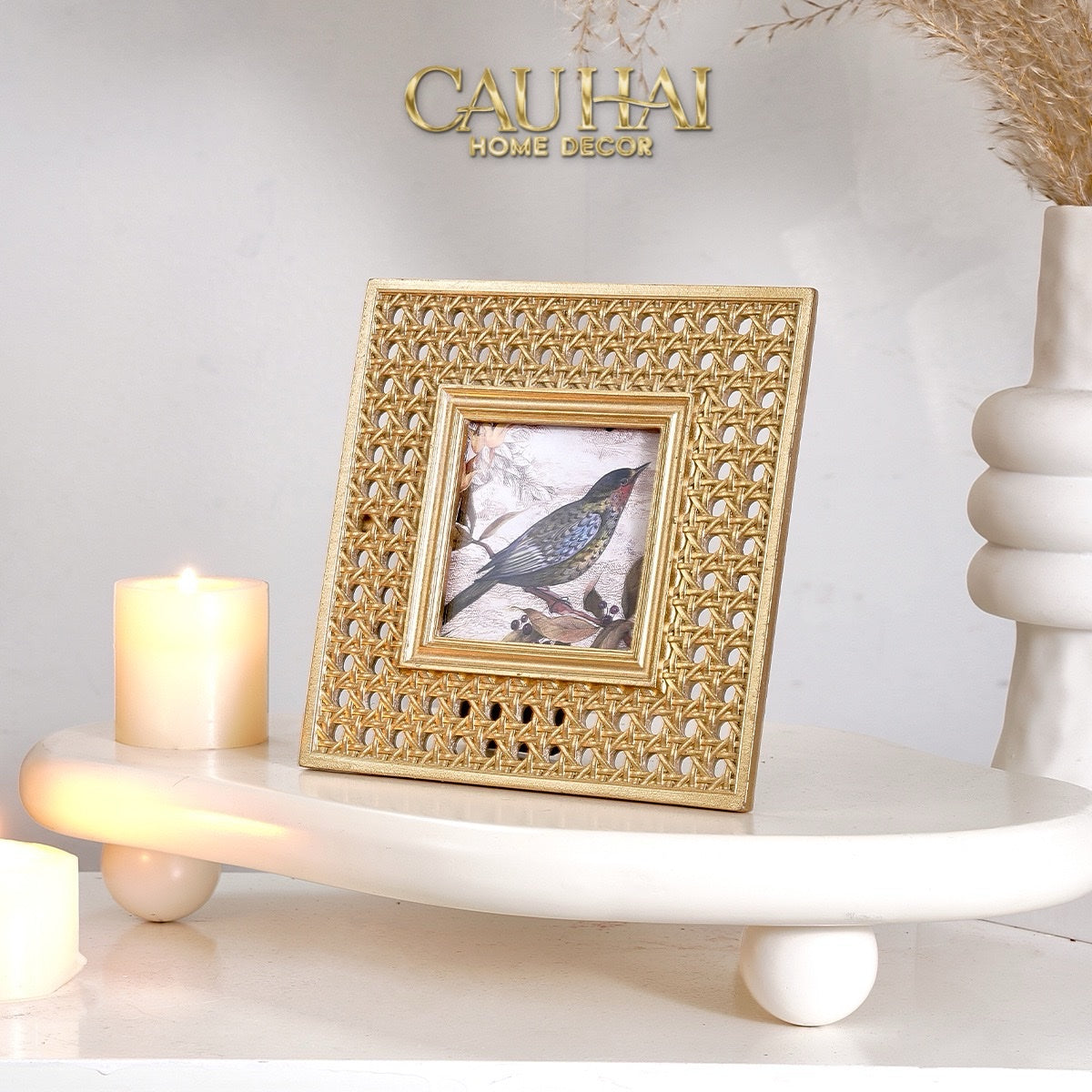 KHUNG ẢNH GOLDEN CANNAGE CANARI 15X15