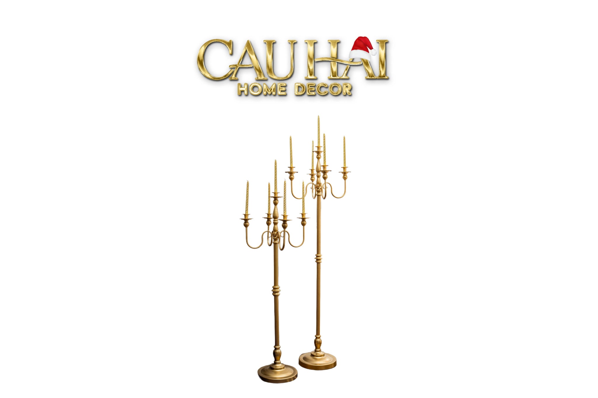 HOME COUTURE  – ĐẾ NẾN SÀN IMPÉRIAL CANDELABRE BAROQUE ÉCLAT H160