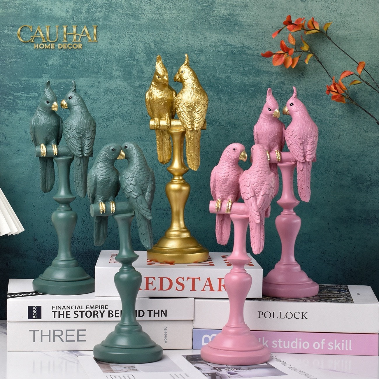 TƯỢNG VẸT MÀO DUO COCKATOO H28 AURUM