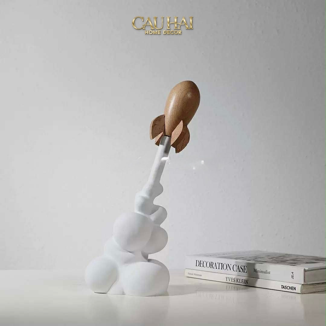 TƯỢNG TÊN LỬA LAUNCHING APOLLO-26 ROCKET H33