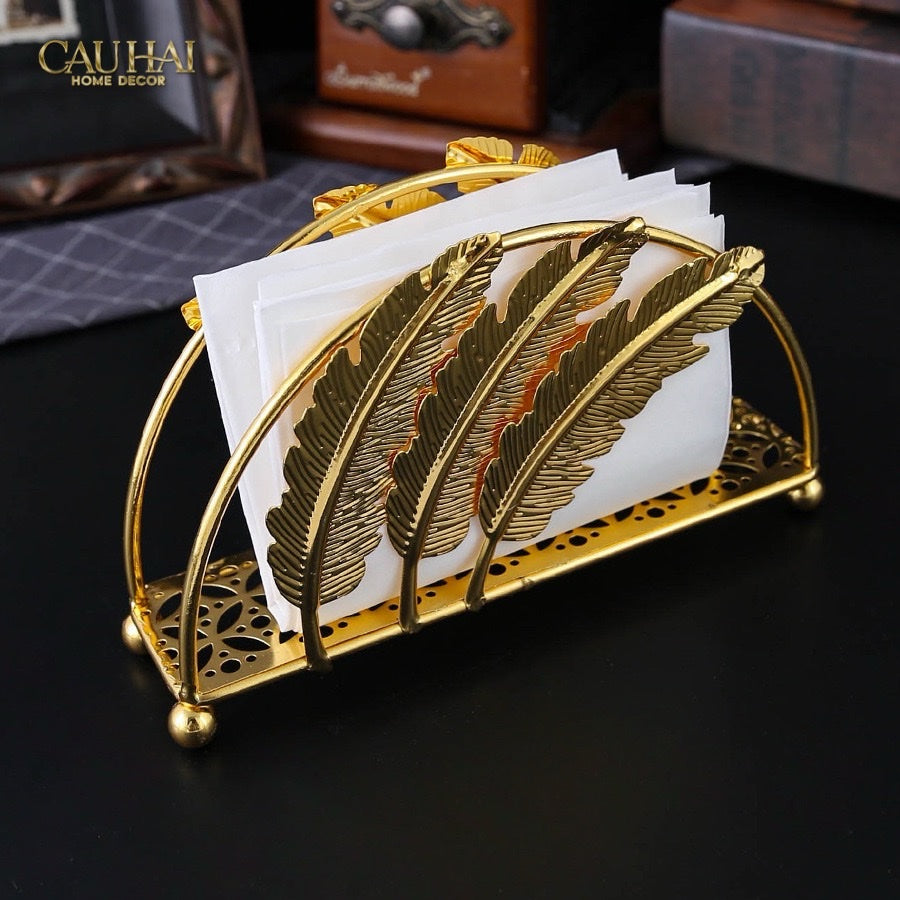 Đế Giấy Royale Persian Aurum Plumage Tissue Holder-CẬU HAI HOME DECOR